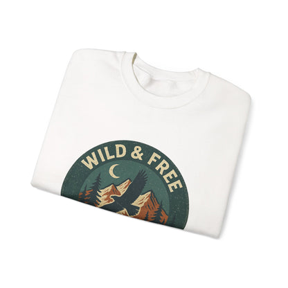 Outdoor Life Crewneck Sweatshirt — Wild & Free Retriever Graphic