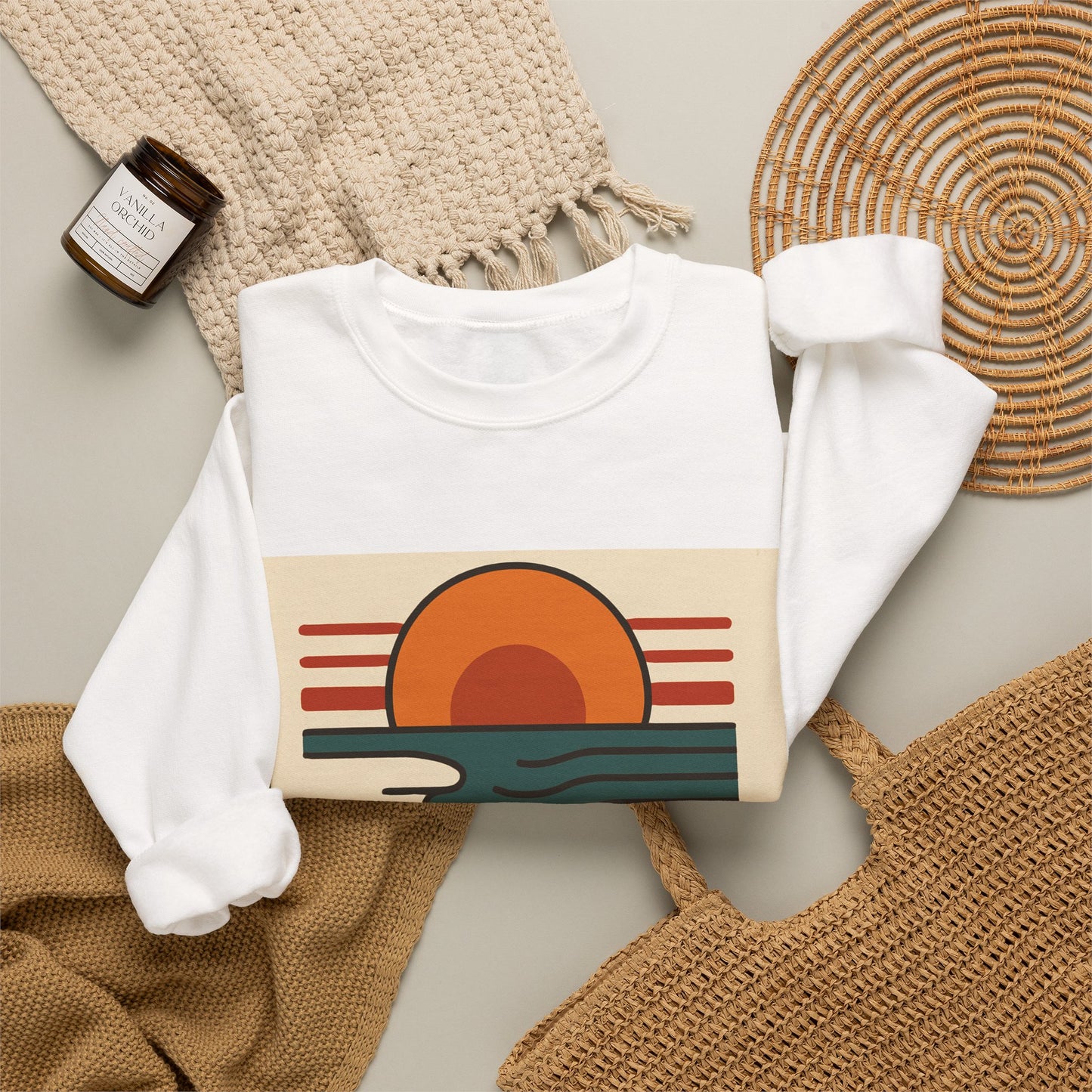 Slow Mornings Retro Sweatshirt