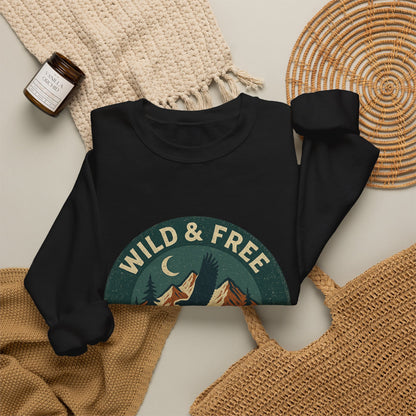 Outdoor Life Crewneck Sweatshirt — Wild & Free Retriever Graphic