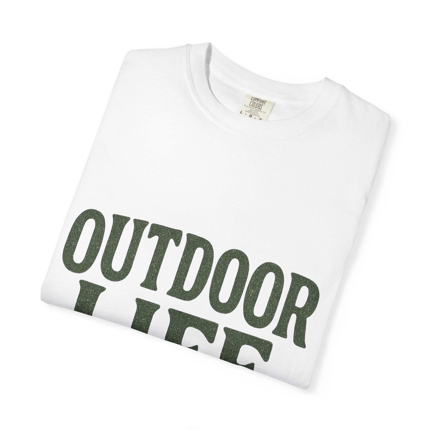 Outdoor Life T-Shirt — Mountain & Dog Graphic Tee