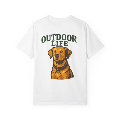 Outdoor Life T-Shirt — Mountain & Dog Graphic Tee