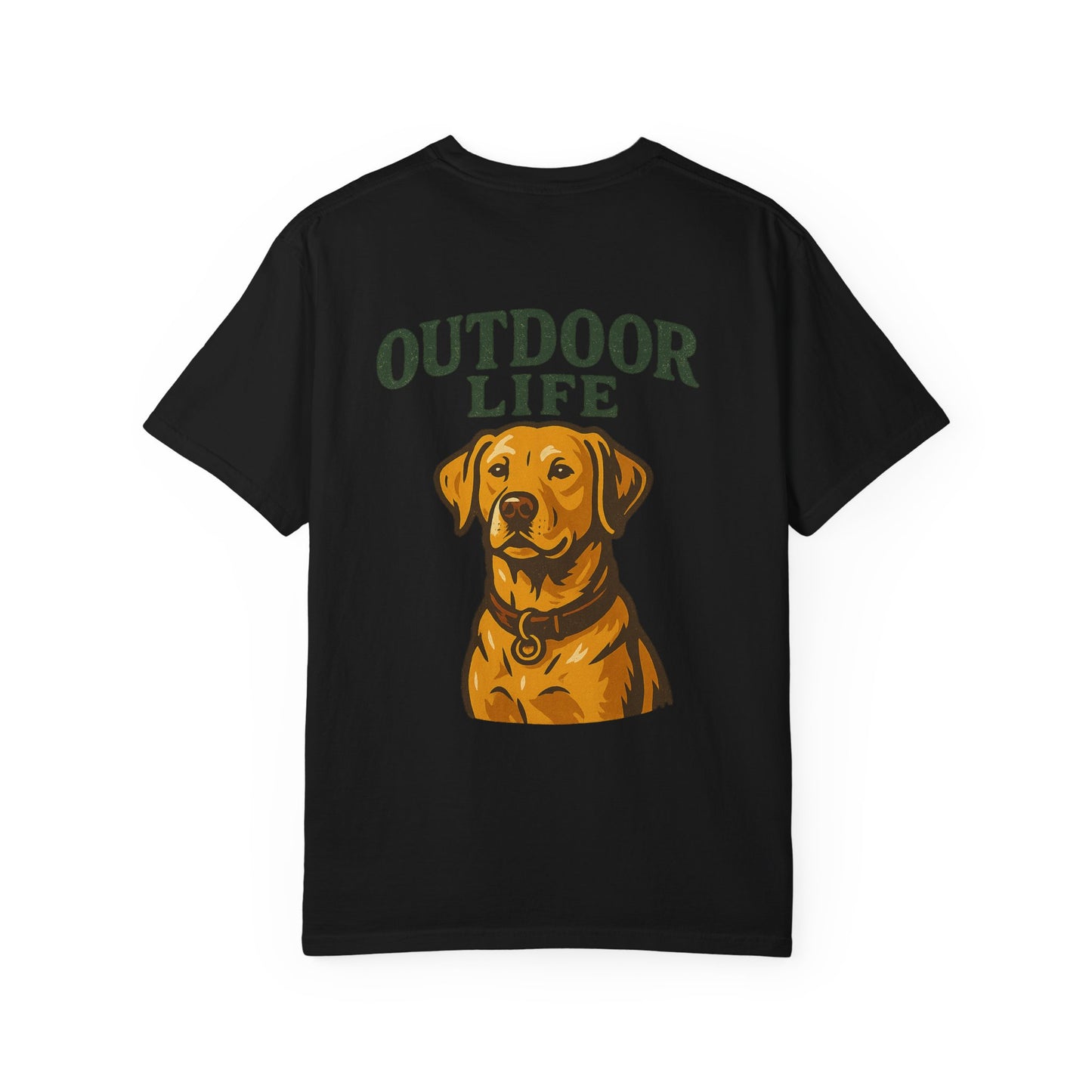 Outdoor Life T-Shirt — Mountain & Dog Graphic Tee
