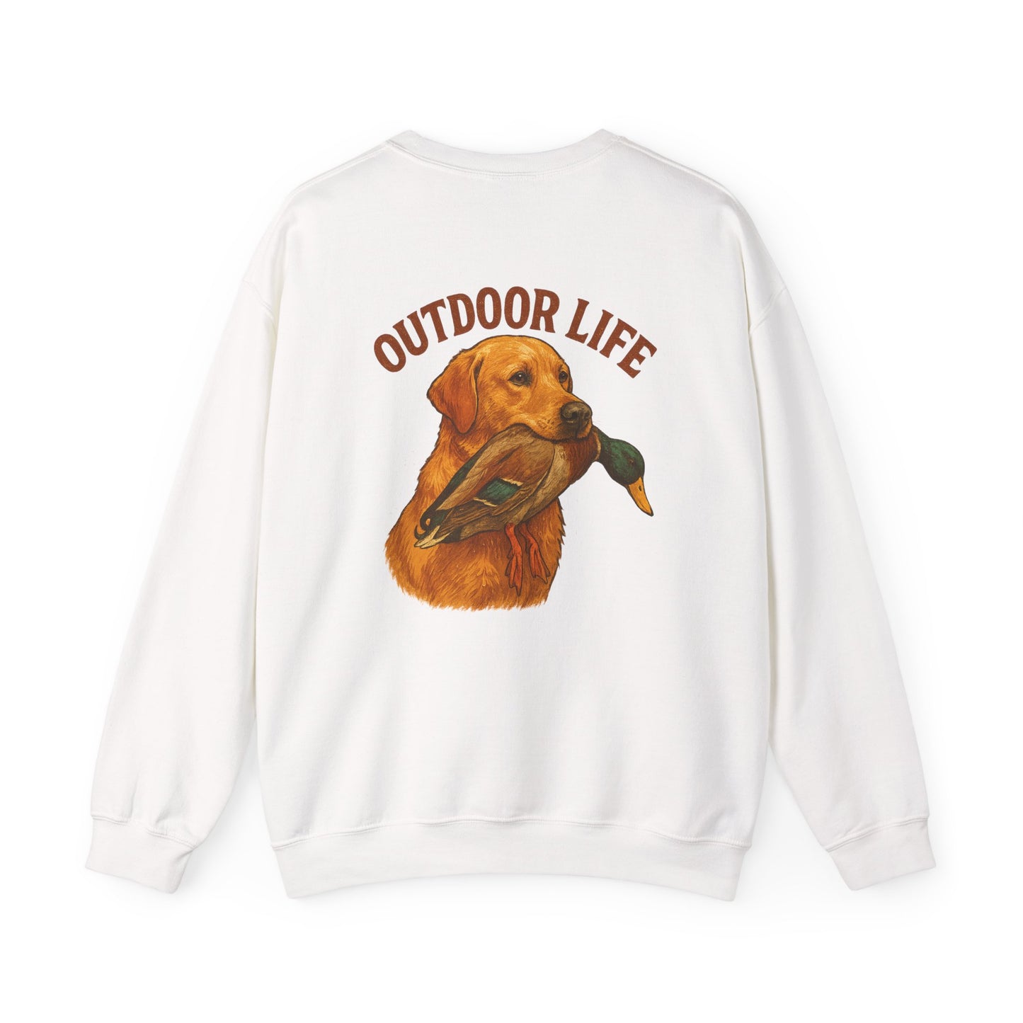Outdoor Life Crewneck Sweatshirt — Wild & Free Retriever Graphic