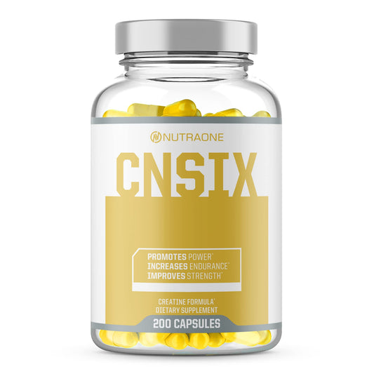 NutraOne CNSix Creatine Capsules Creatine HCL to Help Build Lean Muscle* (600mg - 200 Capsules)