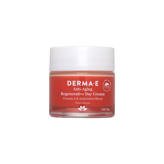 Derma E Anti-Aging Regenerative Day Cream – Astaxanthin Moisturizer for Face – Lightweight Firming Anti-Wrinkle Cream with Lavender Jojoba Oil and Vitamin E 2 oz